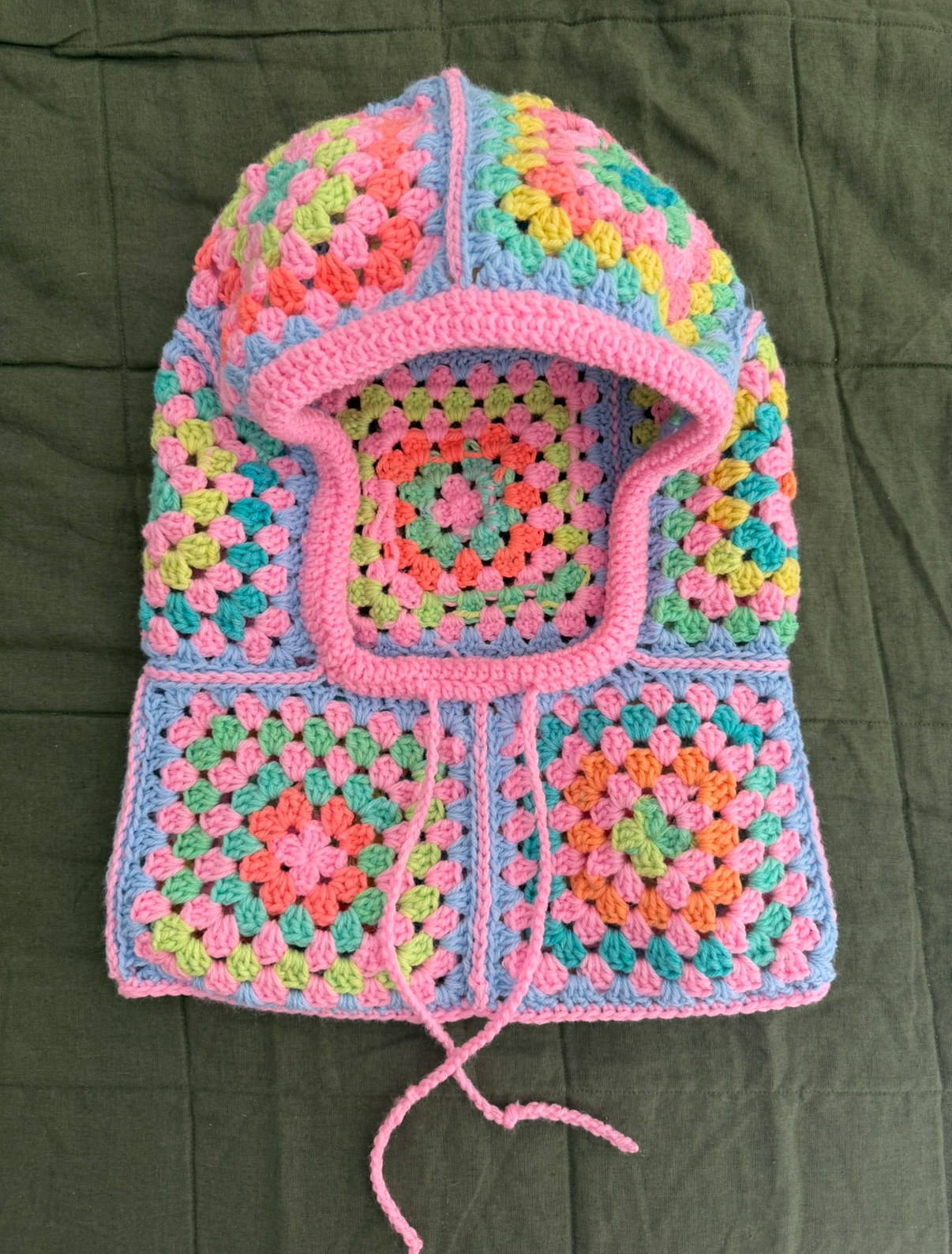Free Pattern: Granny Square Balaclava / Snowboard and Ski Hood photo 3