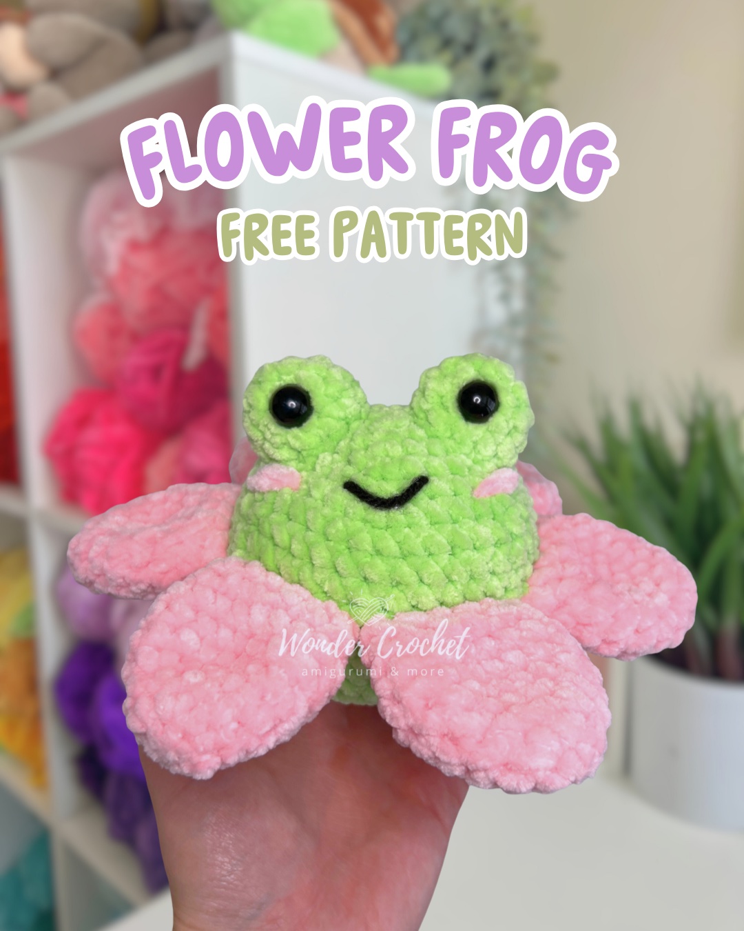 Flower Frog Plush Free Crochet Pattern photo 2