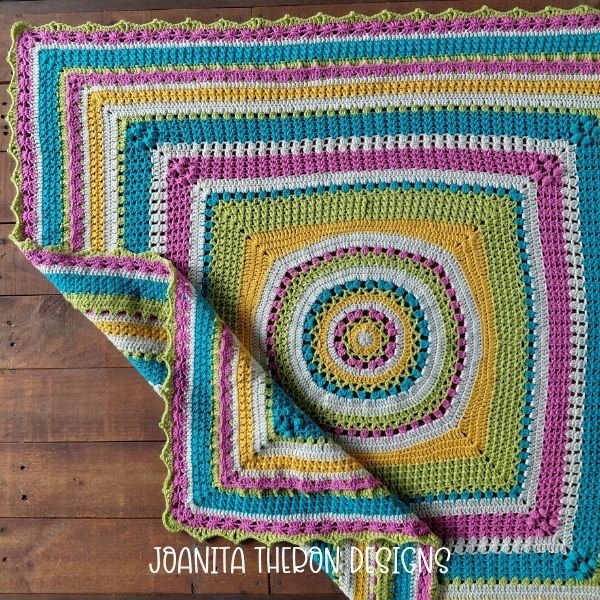 Color Me Calm Crochet Throw photo 1