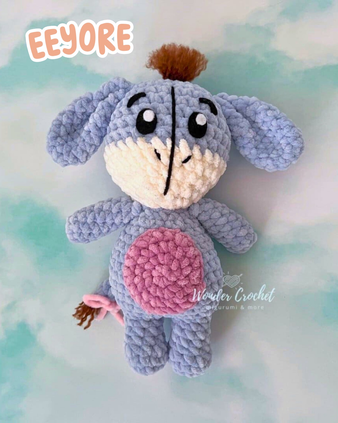 Eeyore Free Crochet Pattern - Easy Amigurumi photo 1