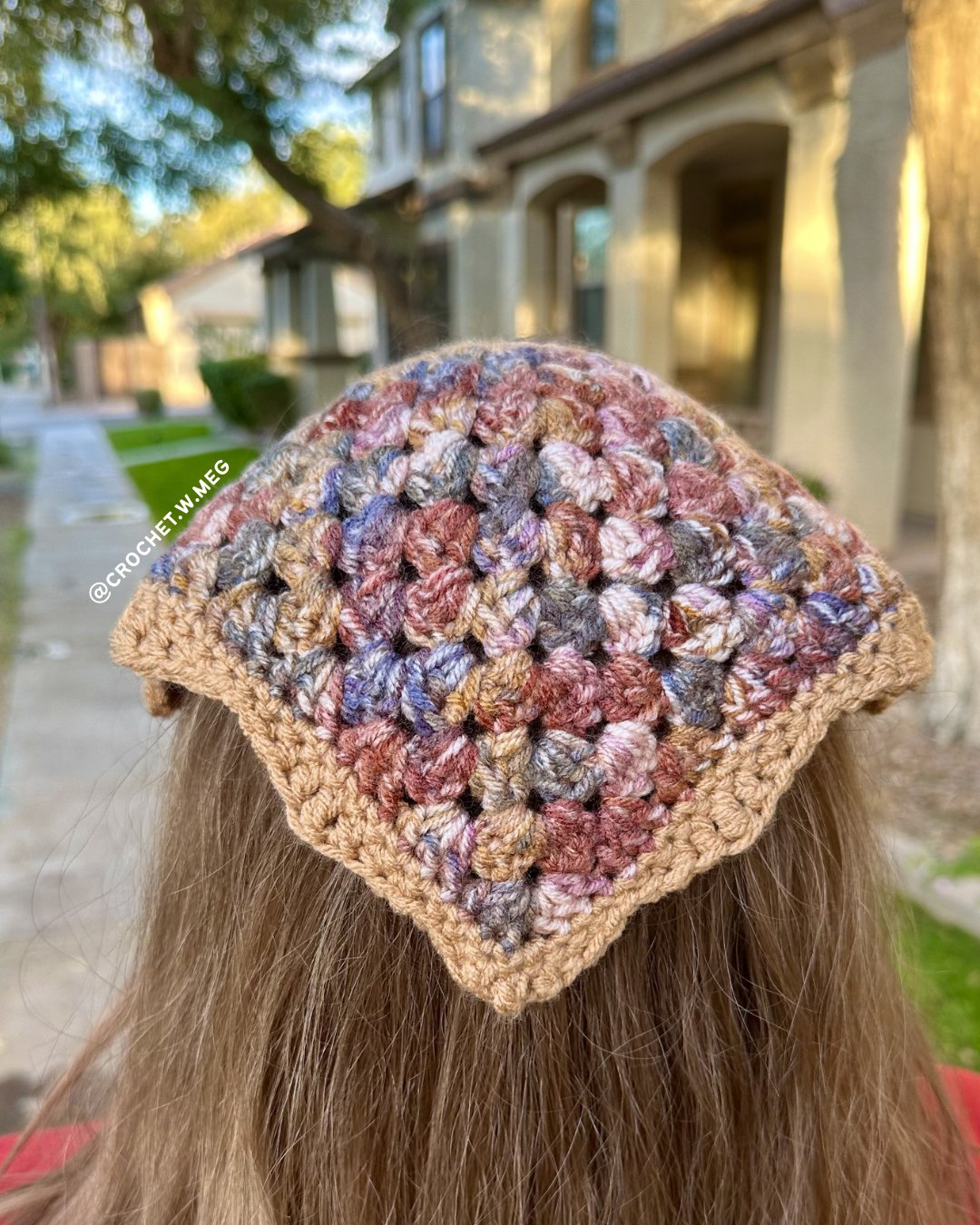 Crochet Wave Bandana Pattern photo 3