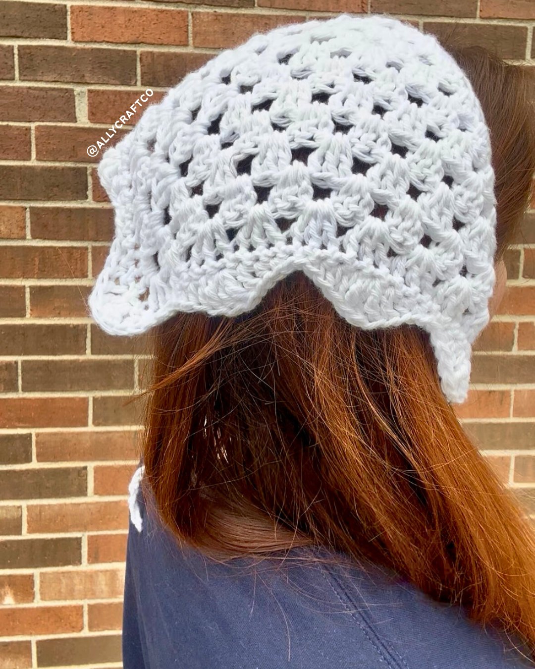 Crochet Wave Bandana Pattern photo 2