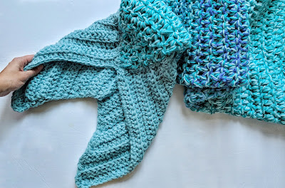 Mermaid Tail Blanket Pattern photo 12