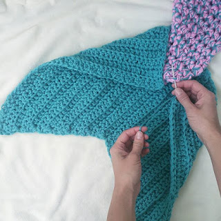 Mermaid Tail Blanket Pattern photo 11