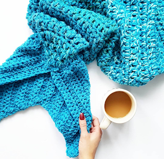 Mermaid Tail Blanket Pattern photo 2