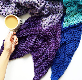 Mermaid Tail Blanket Pattern photo 5