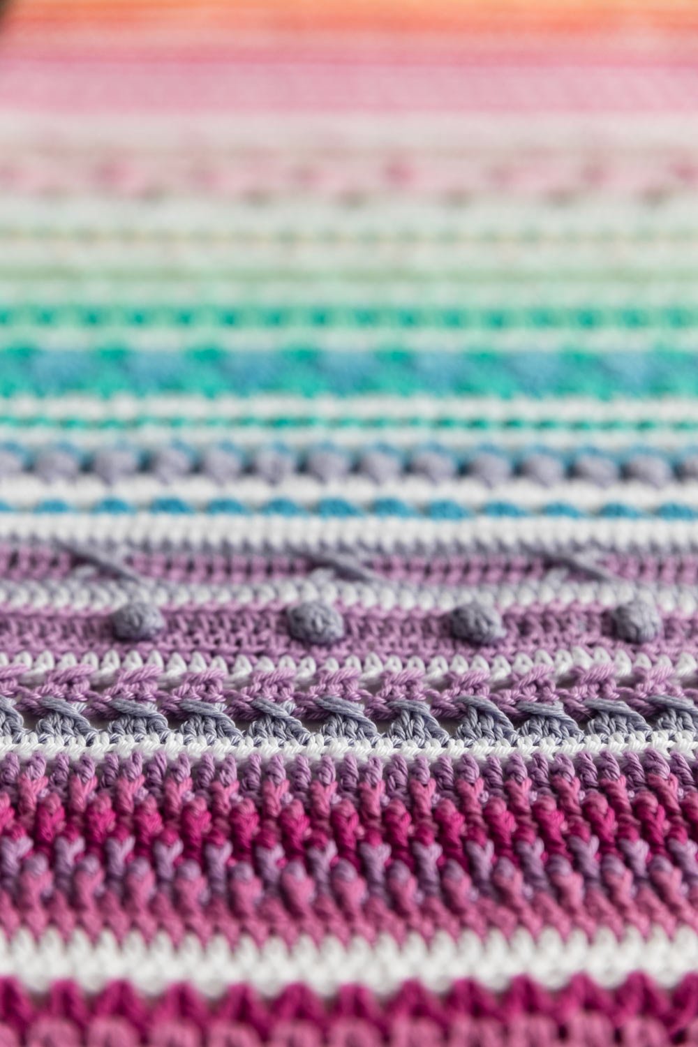 Baby Rainbow Sampler Blanket 2 photo 5
