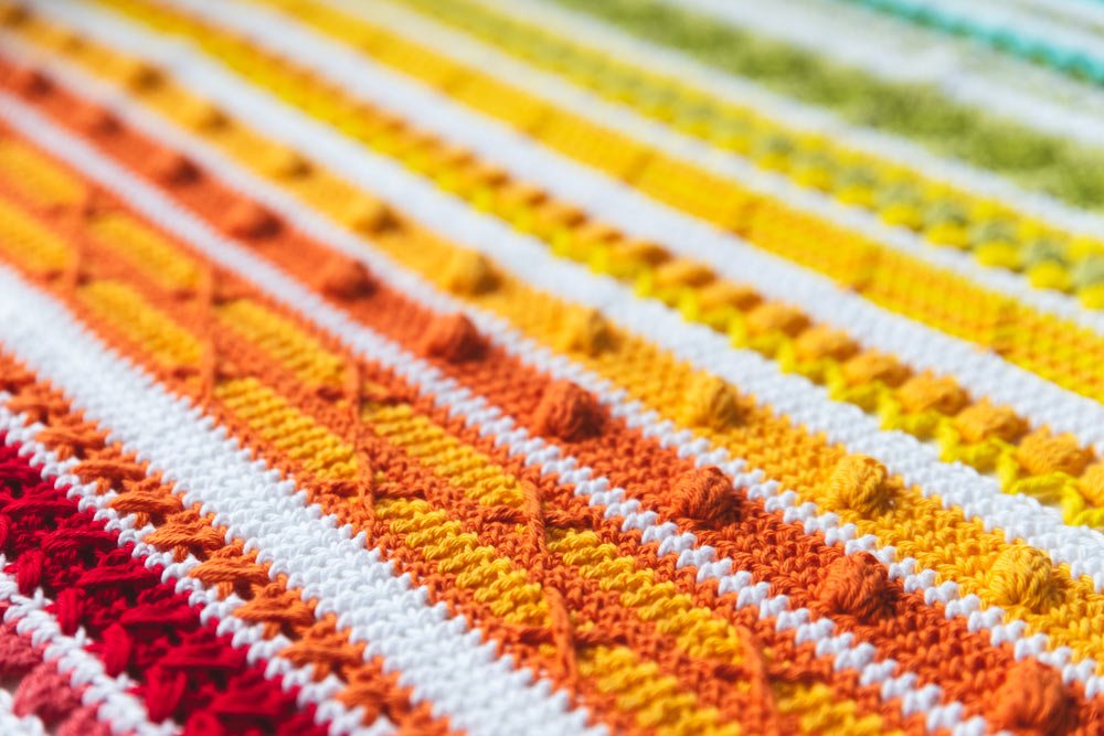 Baby Rainbow Sampler Blanket 2 photo 4