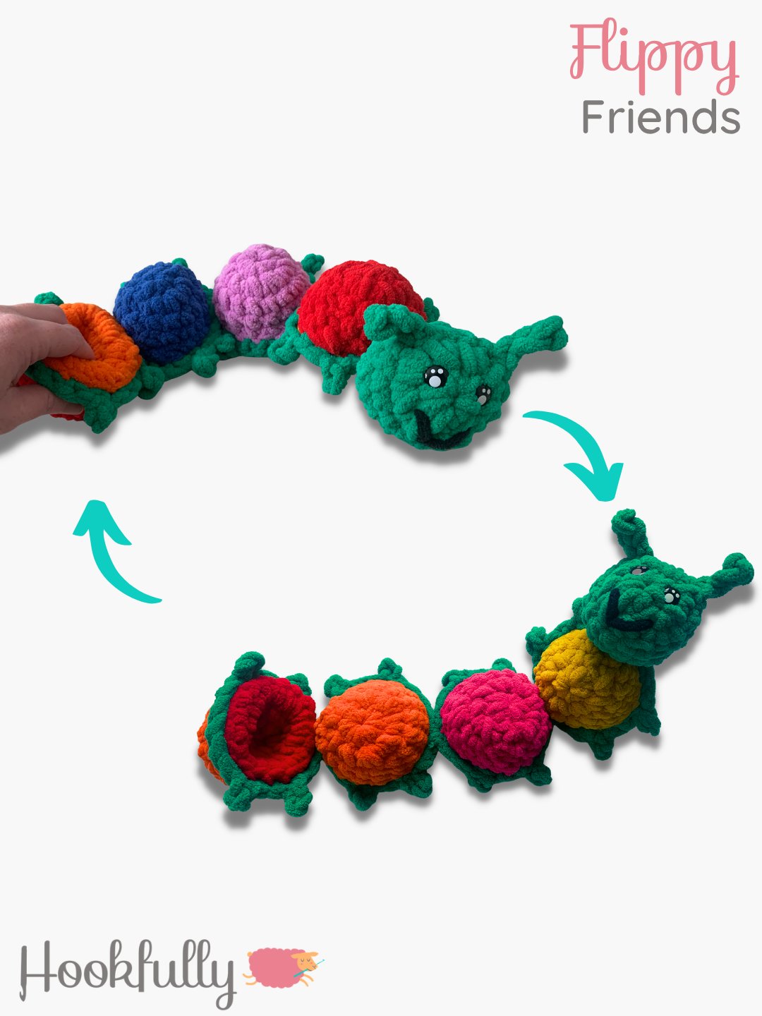 Reversible Caterpillar - Flippy Friends photo 2