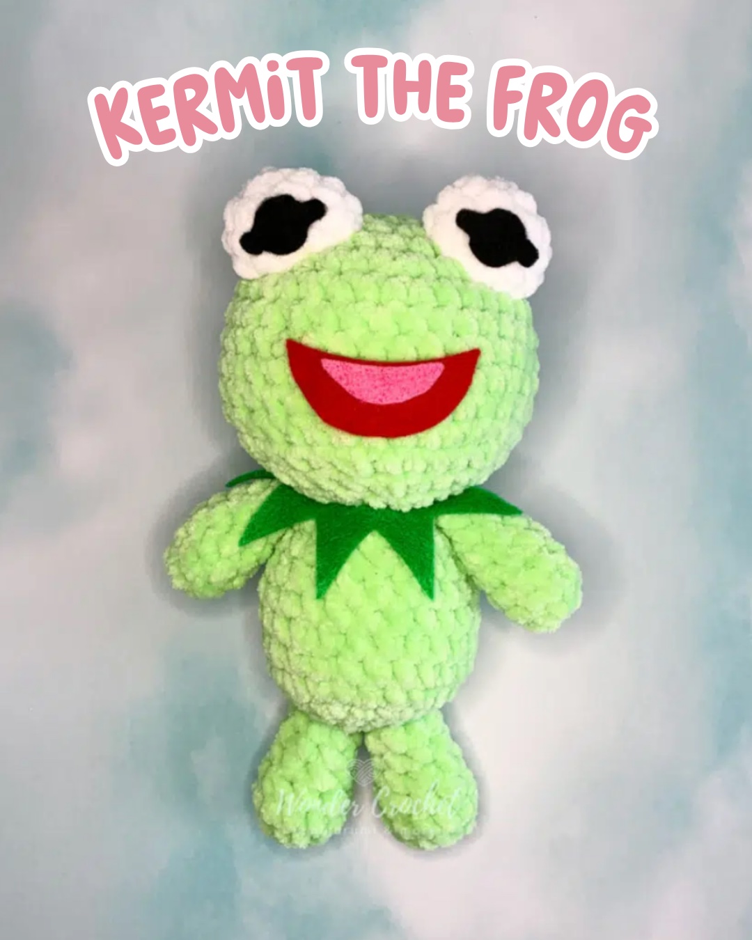 Kermit the Frog Free Crochet Pattern - Amigurumi photo 2