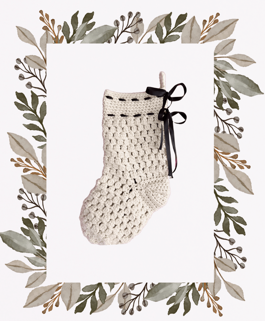 The Boho Stocking – An Easy & Free Holiday Crochet Pattern photo 1