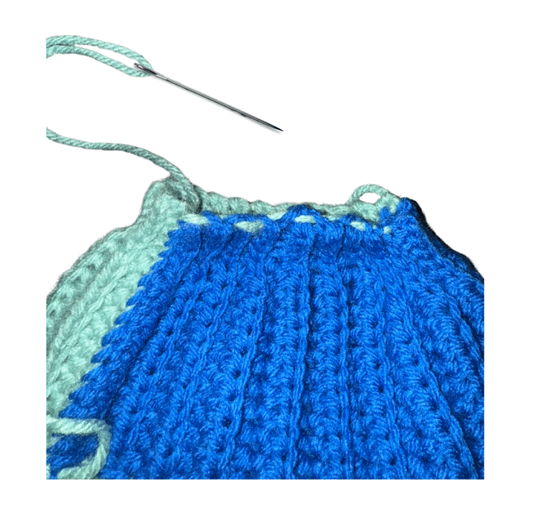 Patchwork with Accent Brim Beanie! A Free Crochet Pattern photo 7