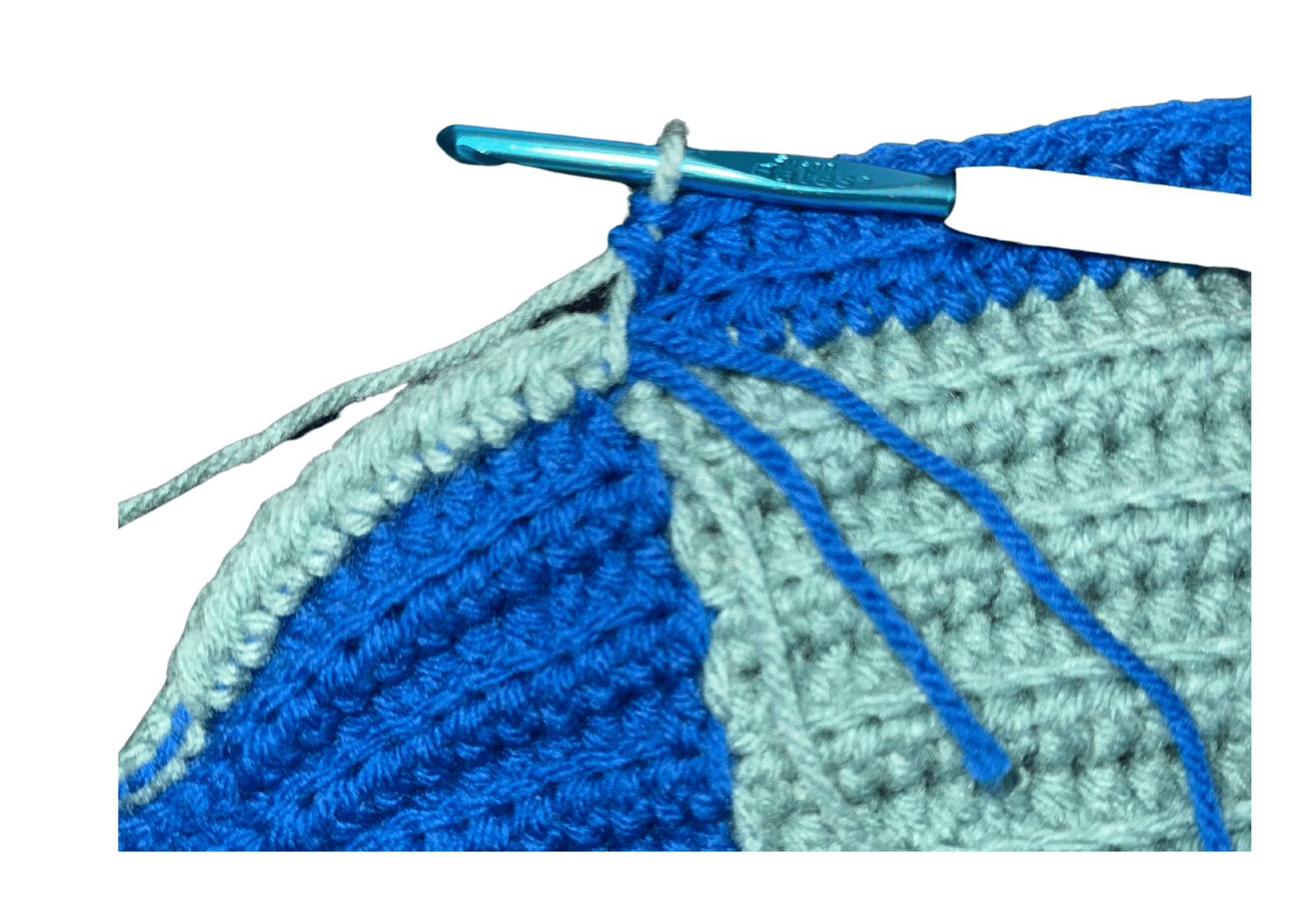 Patchwork with Accent Brim Beanie! A Free Crochet Pattern photo 5