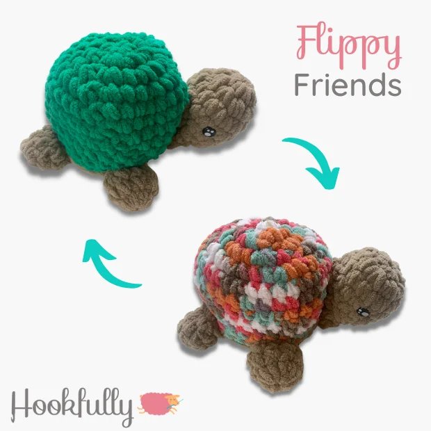 Flippy Friends Reversible Turtle photo 2