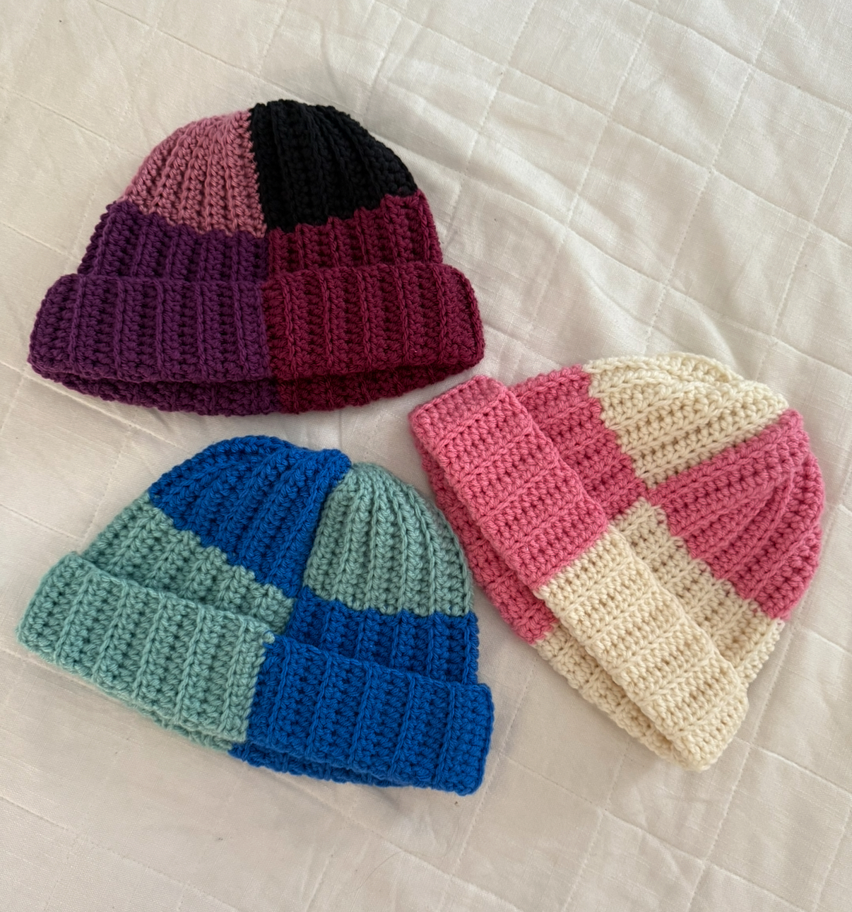 The Patchwork Beanie! | A Free Crochet Pattern photo 2