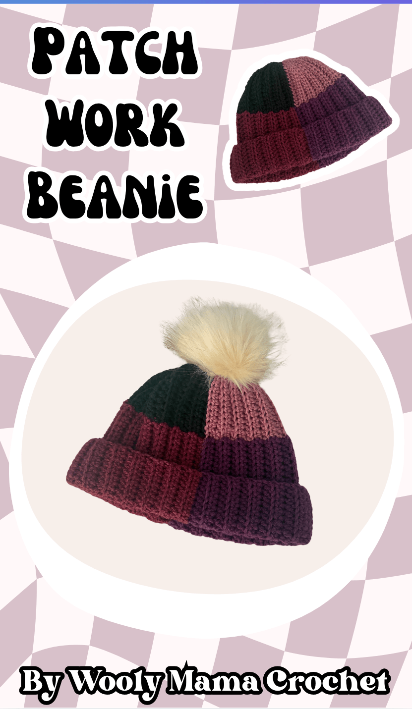 The Patchwork Beanie! | A Free Crochet Pattern photo 1