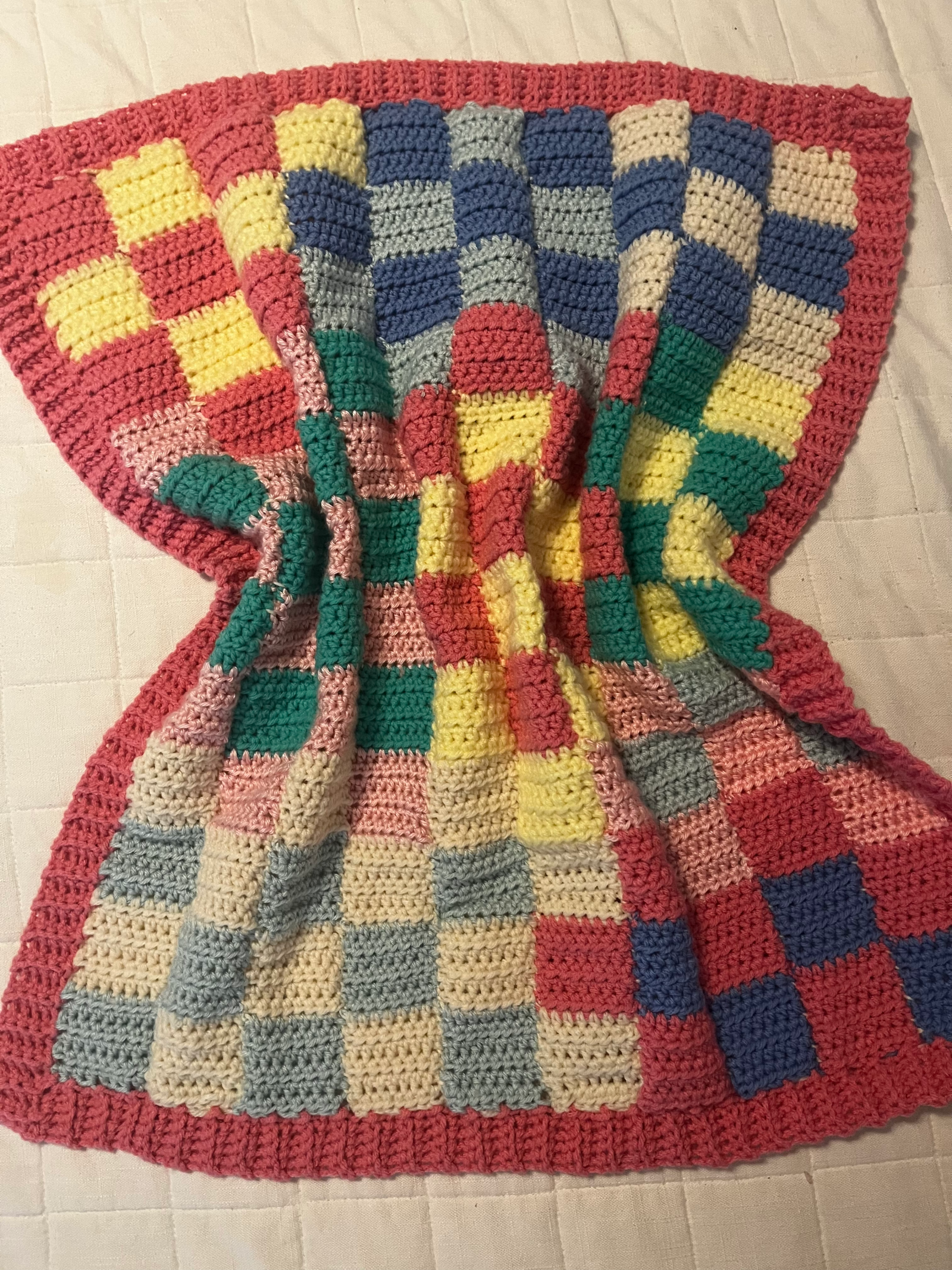 The Retro Check Blanket | Free Crochet Pattern photo 6
