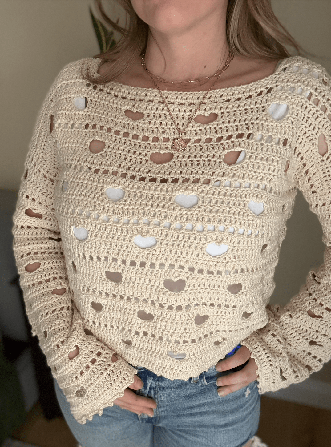 The Lovely Lacy Top: Free Crochet Pattern + Video Tutorial photo 1