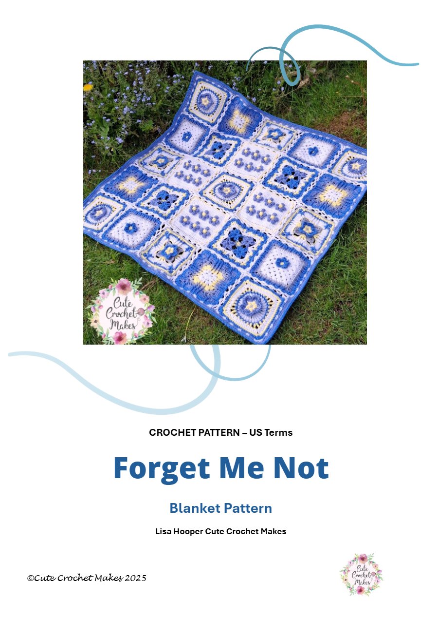 Forget Me Not Blanket Pattern photo 2