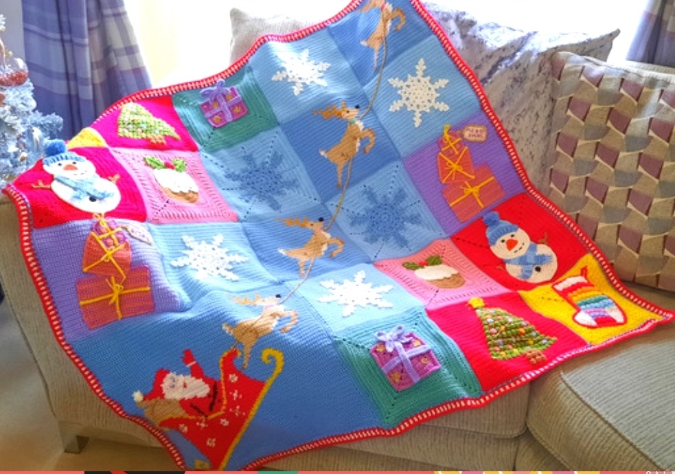 Christmas Advent Blanket photo 2