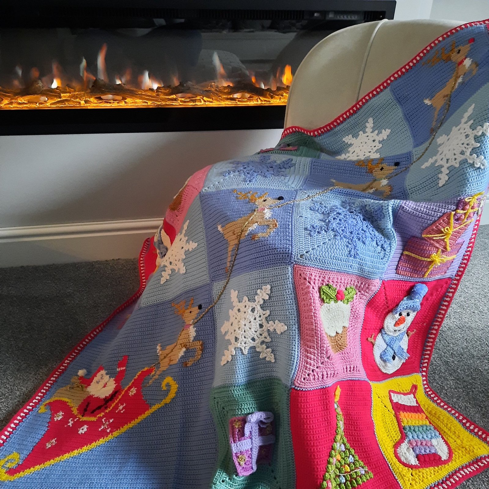 Christmas Advent Blanket photo 3