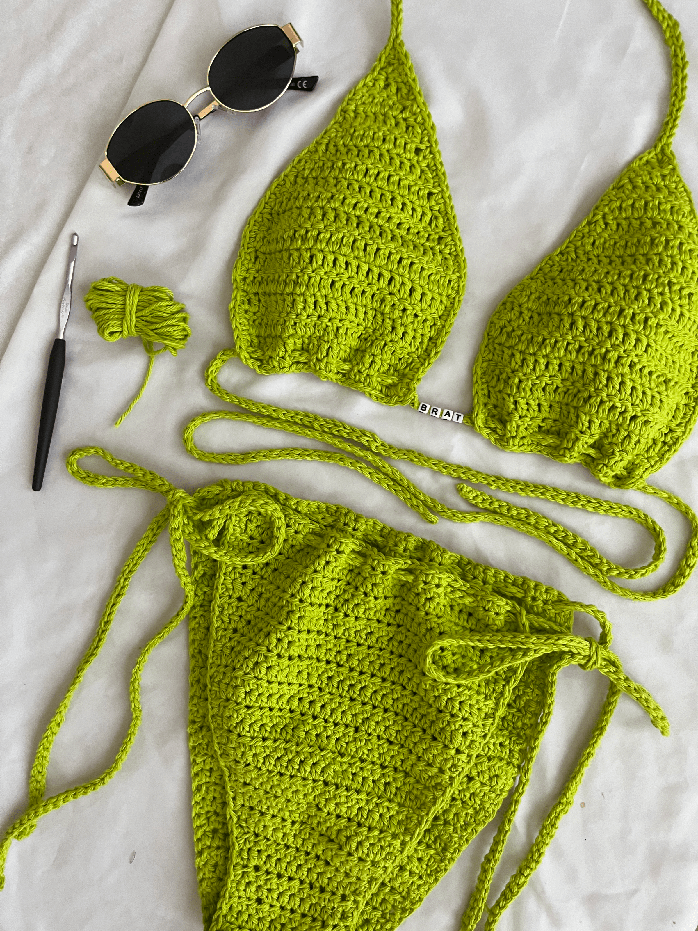 Adjustable Triangle Bikini Free Crochet Pattern photo 7