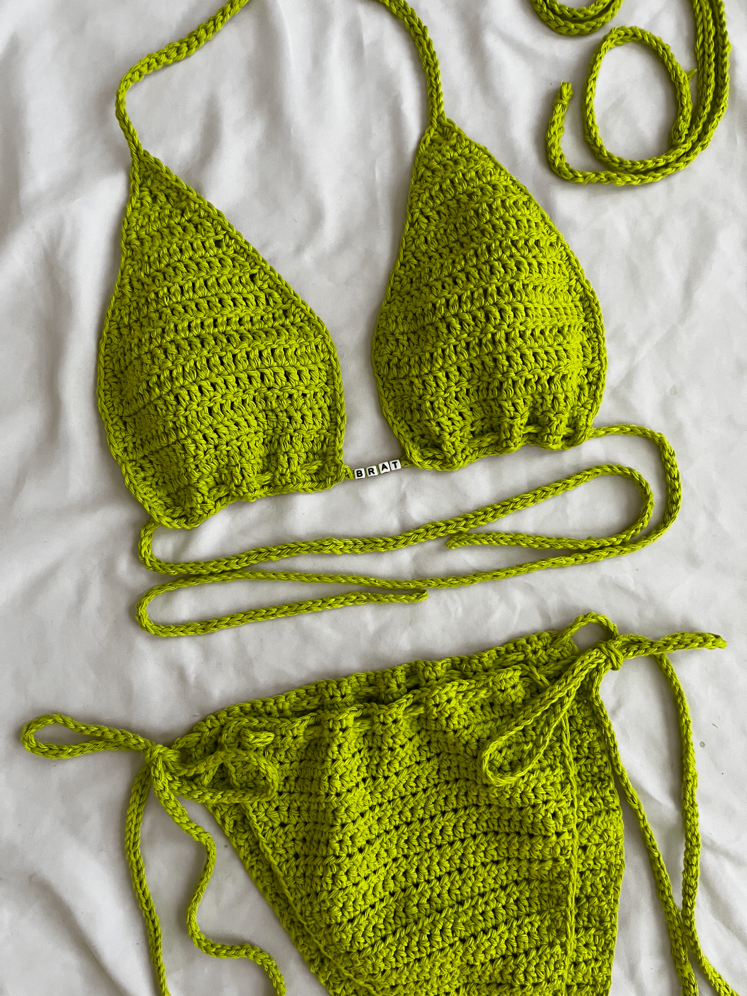 Adjustable Triangle Bikini Free Crochet Pattern photo 2