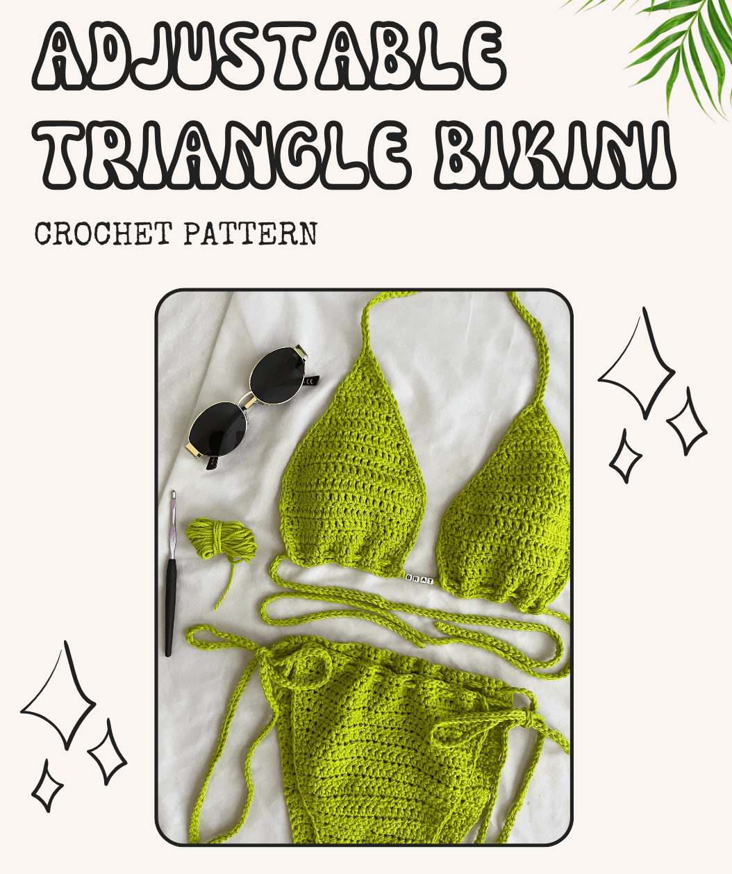 Adjustable Triangle Bikini Free Crochet Pattern photo 1