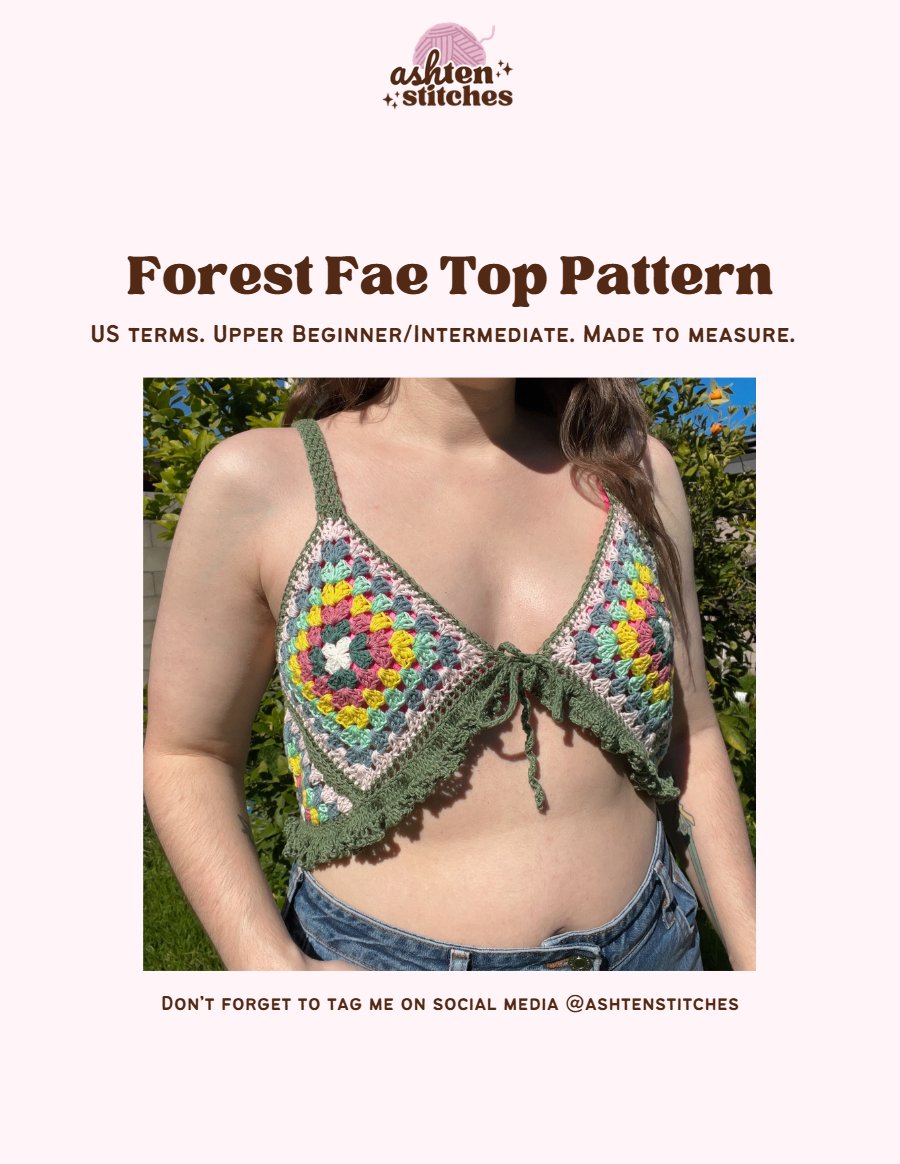 Forest Fae Crochet Top Pattern