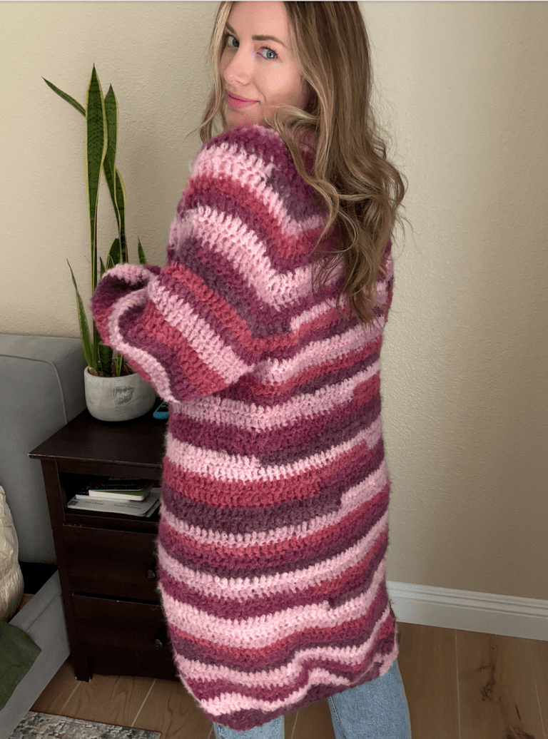 The Cloudy Day Cardigan: Free Crochet Pattern + Tutorial (NO SEW!) photo 2