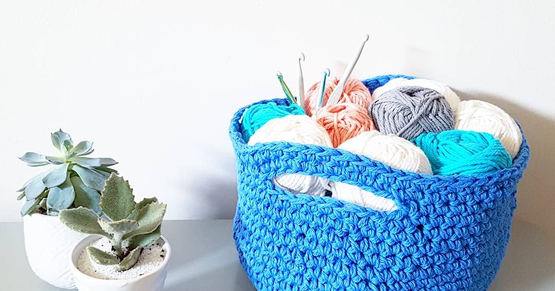 Easy Crochet Basket photo 1