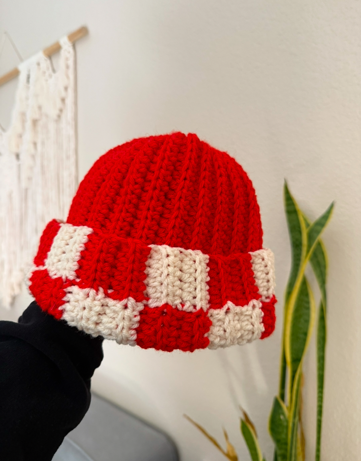 Checkerboard Brim Beanie: Free Crochet Pattern photo 2