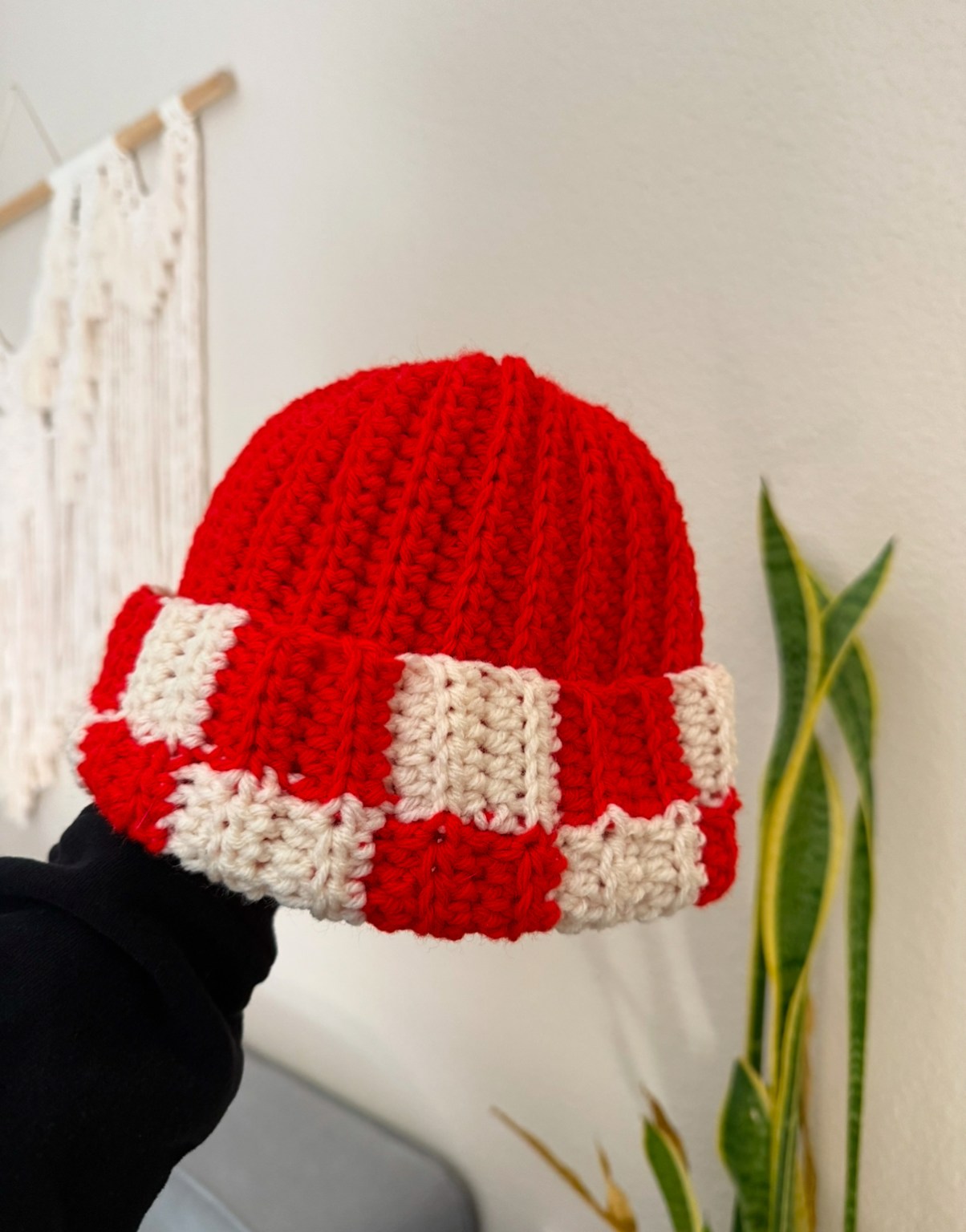 Checkerboard Brim Beanie: Free Crochet Pattern photo 11