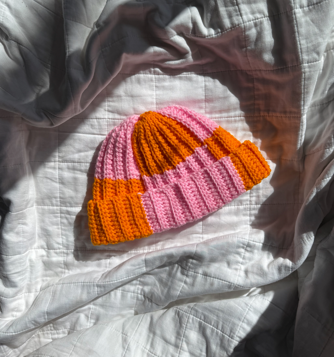 The Checkerboard Beanie! A Free Crochet Pattern photo 2