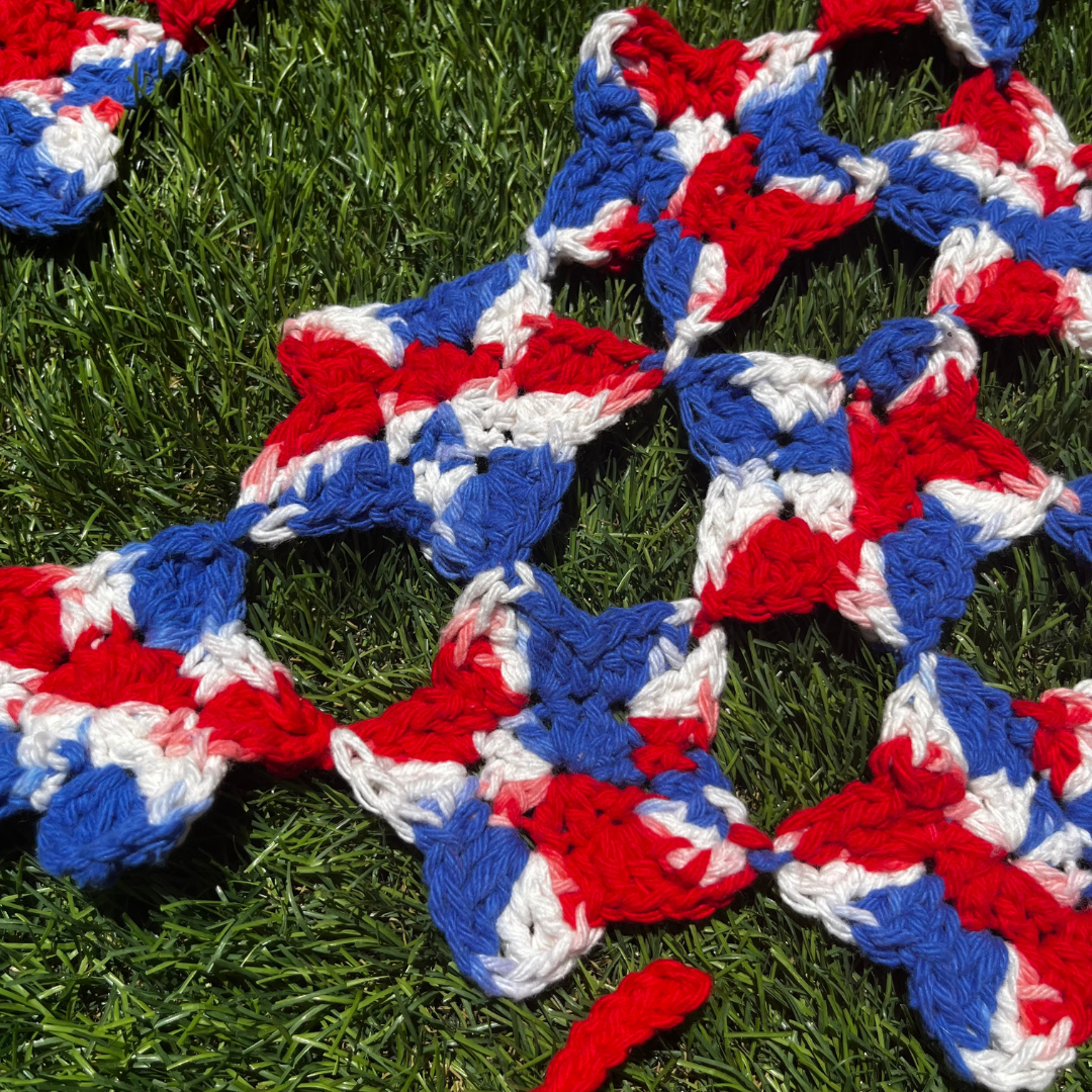 Crochet Star Bandana/Headband | Free Pattern photo 4