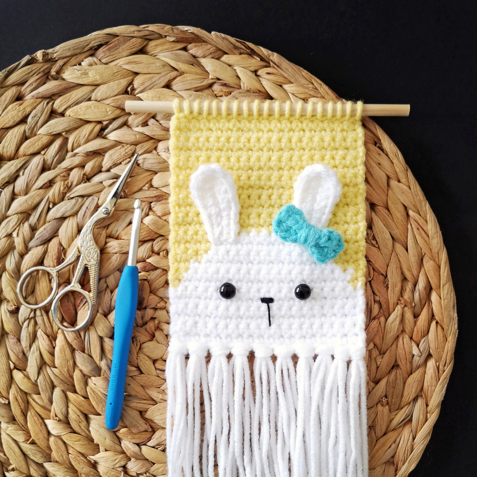 Mini Bunny Wall Hanging photo 3