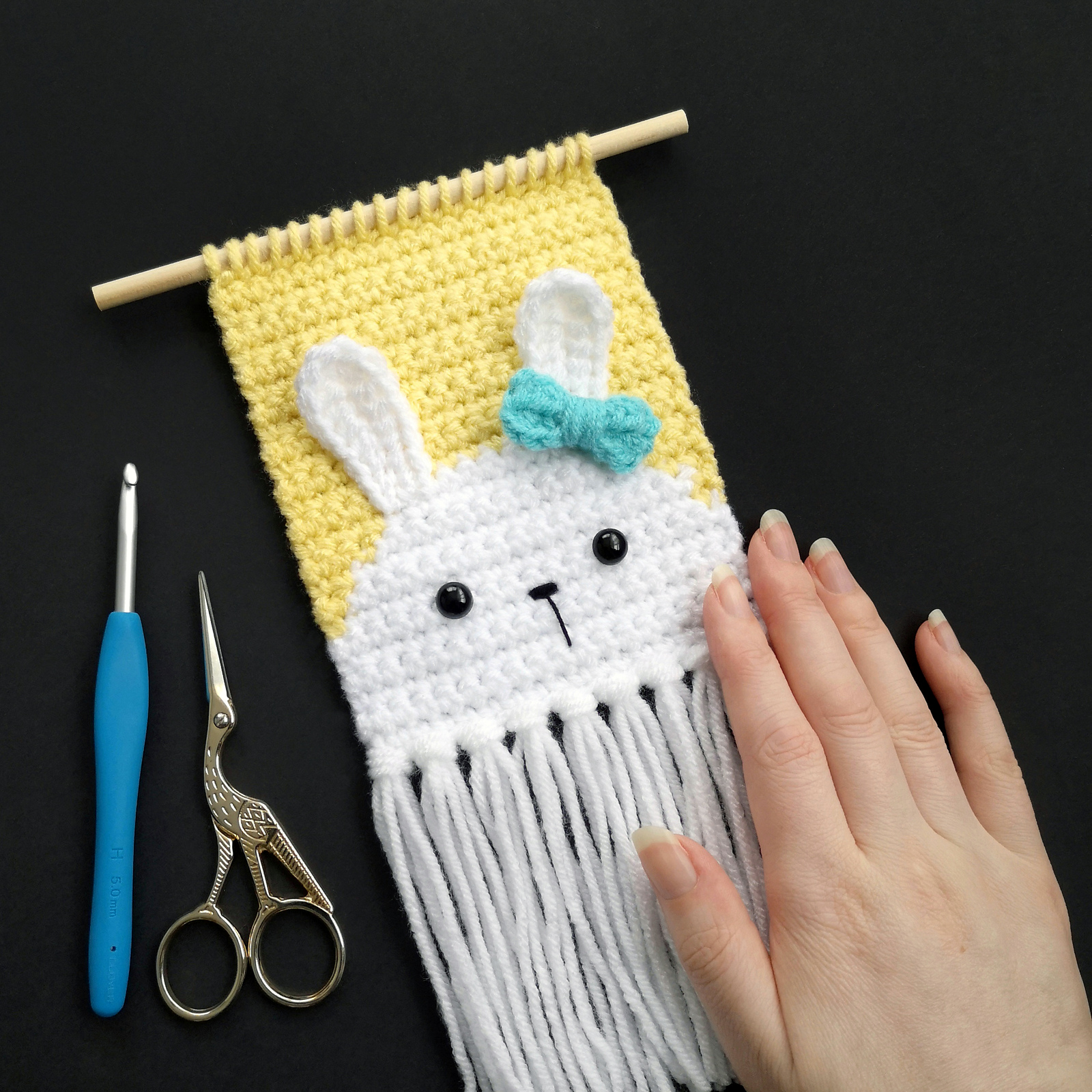 Mini Bunny Wall Hanging photo 2