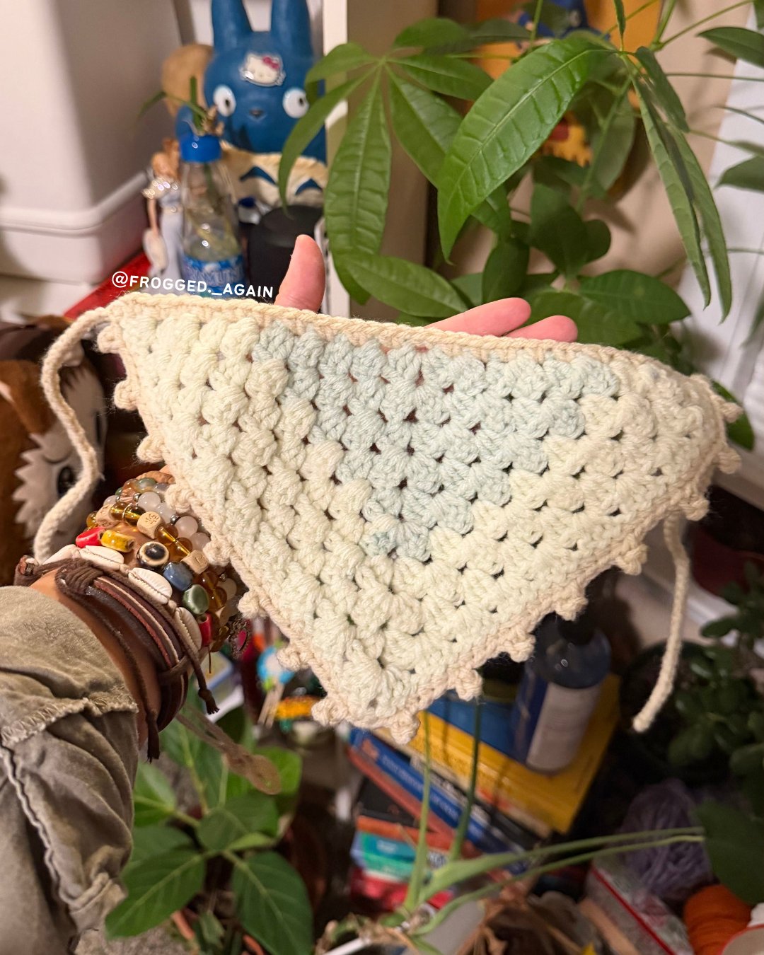 Crochet Picot Bandana Pattern photo 2