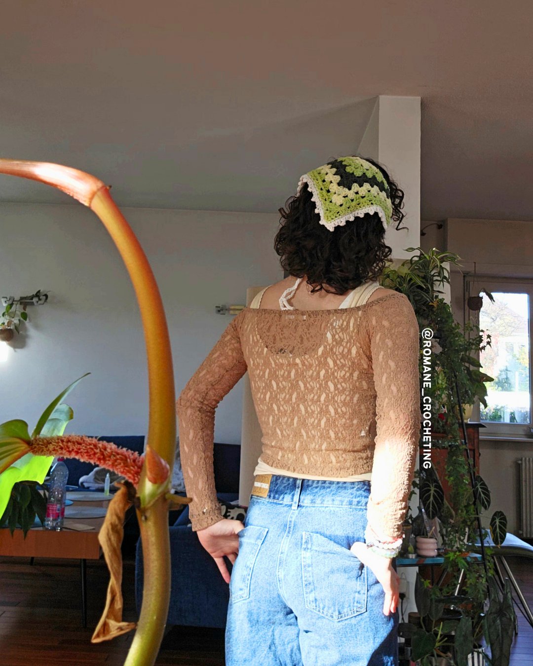 Crochet Picot Bandana Pattern photo 4