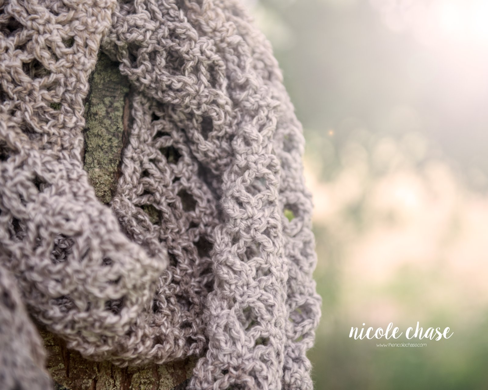 Cloudy Day Lace Scarf