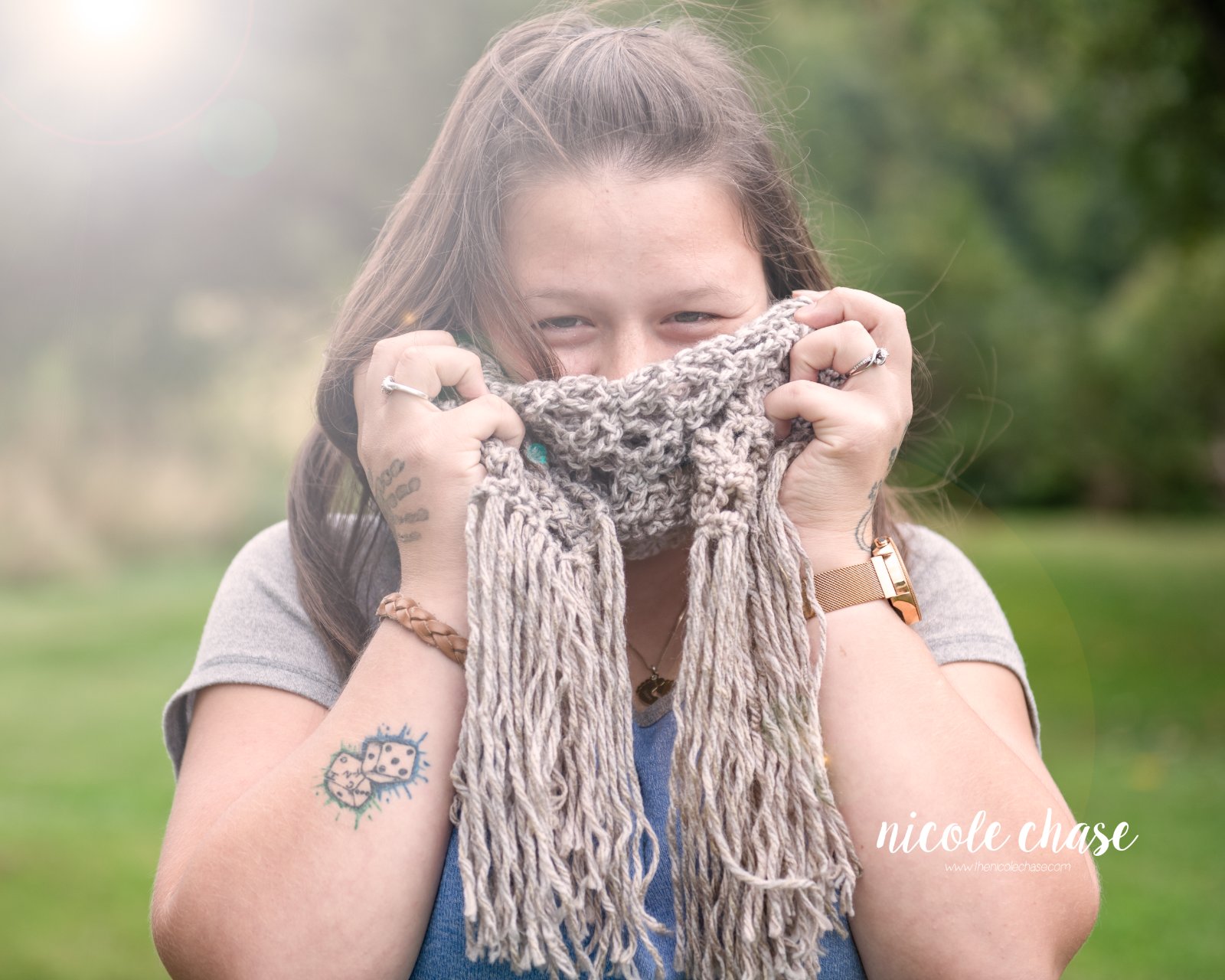 Cloudy Day Lace Scarf photo 3