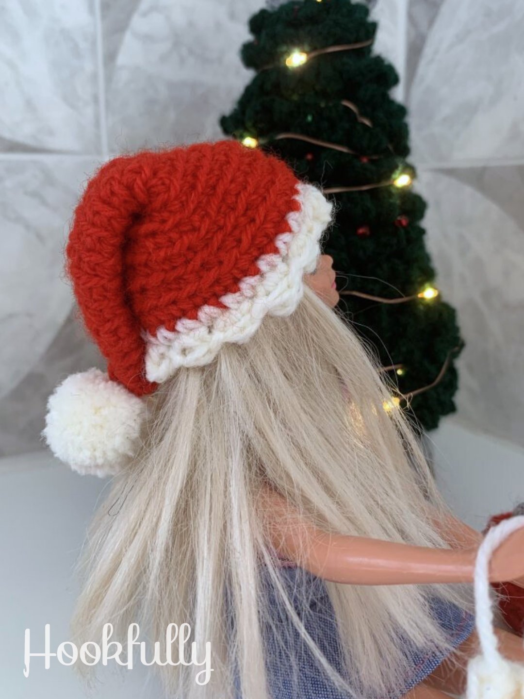 Fashion Doll Santa Hat photo 2