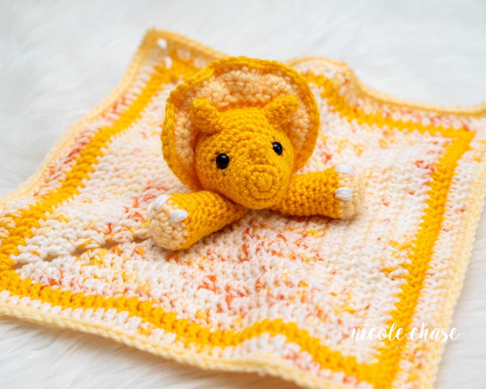 Hug Me Triceratops Lovey
