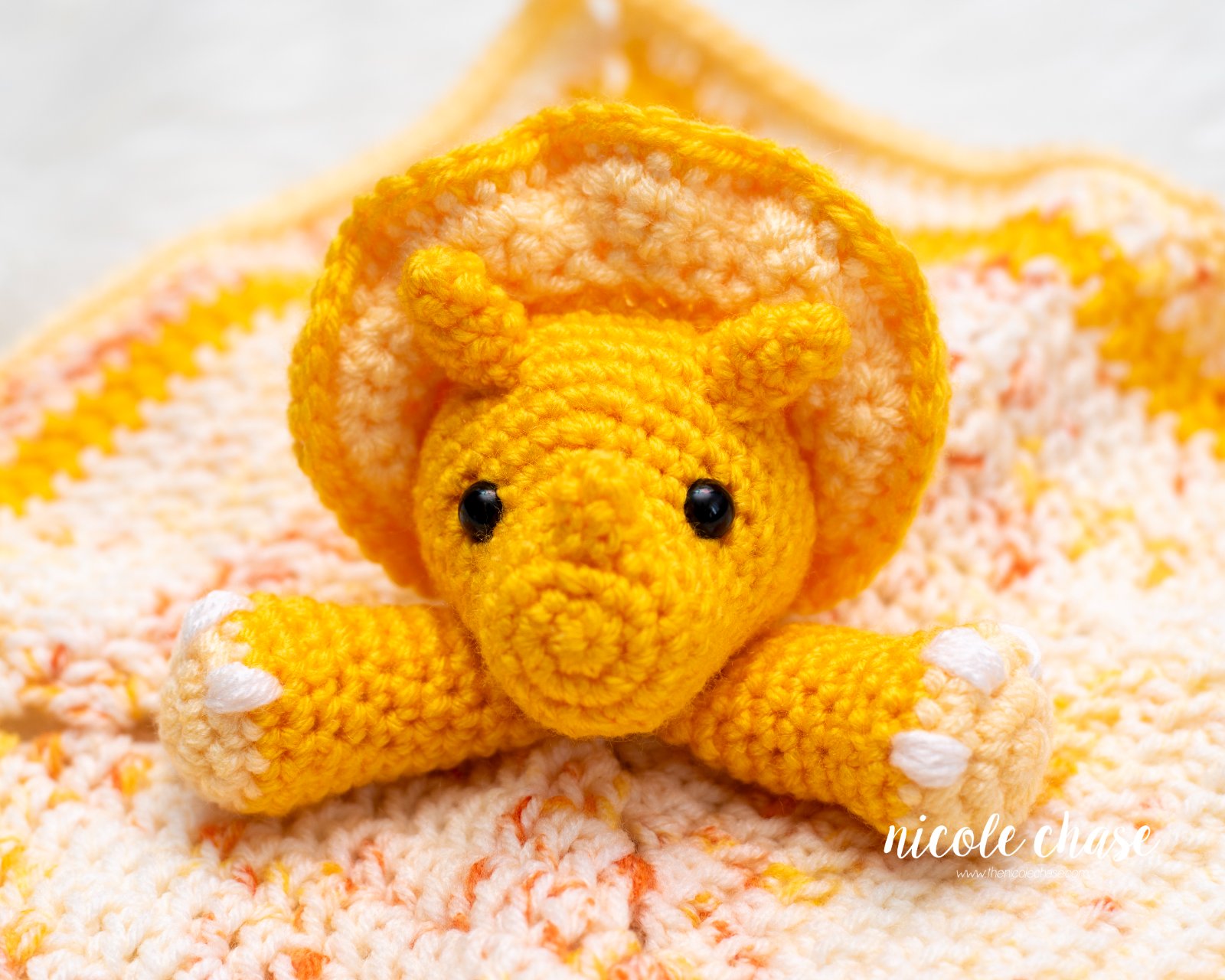 Hug Me Triceratops Lovey photo 2