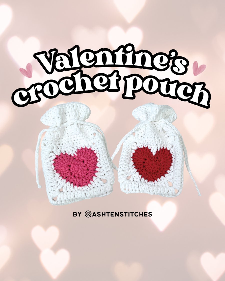 Valentine's Crochet Pouch