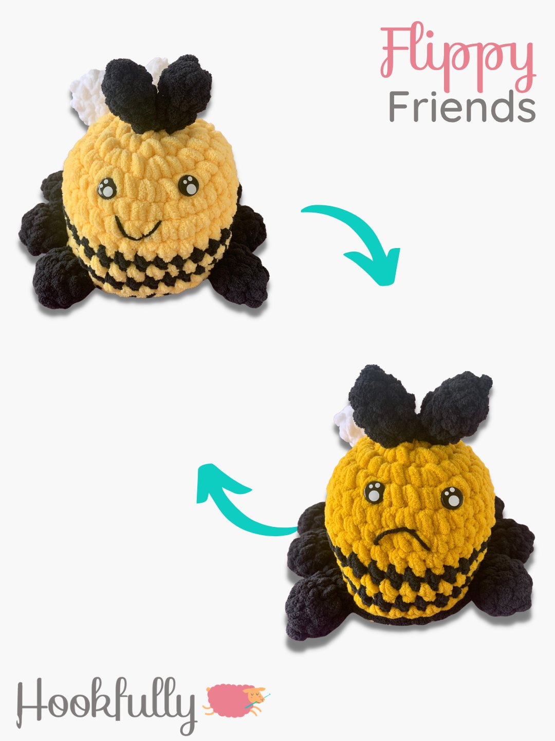 Reversible Bee- Flippy Friends photo 2