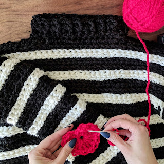 I Heart You Crochet Sweater photo 5