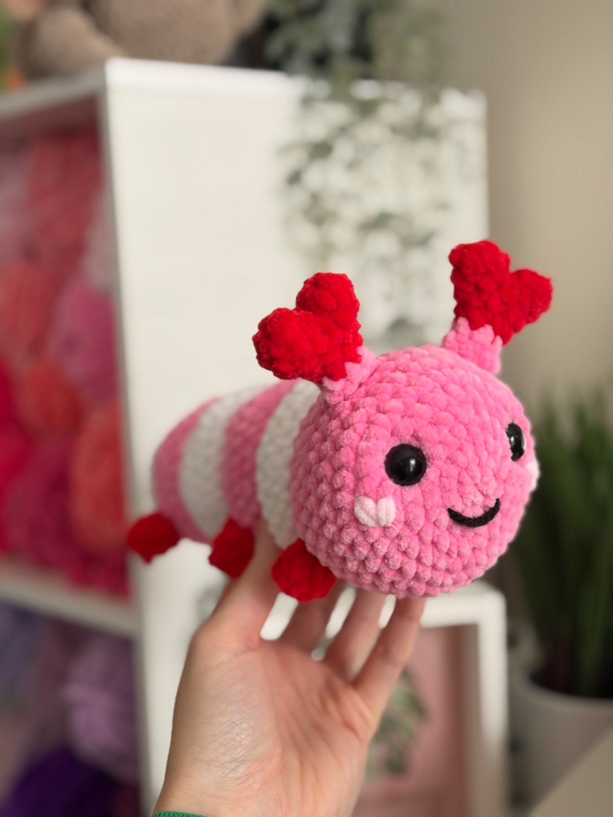 No-Sew Caterpillar "Lovebug" Plush Crochet Pattern - Amigurumi photo 2