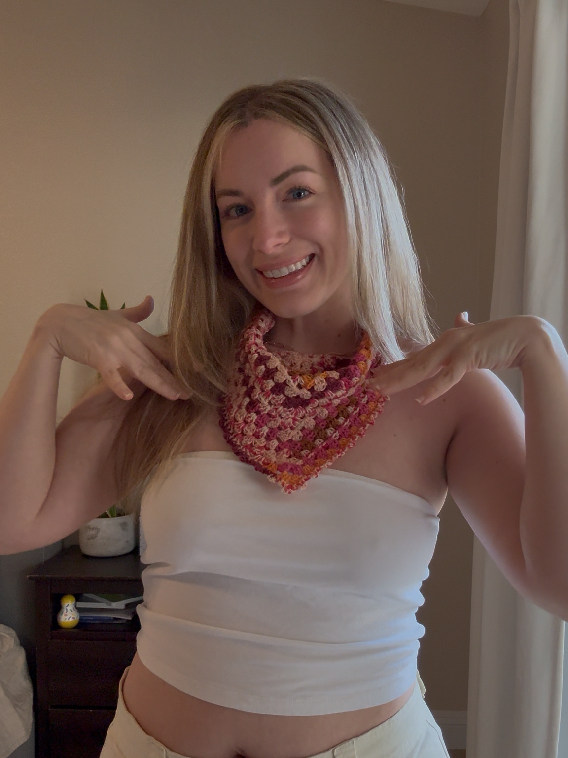 Daily Bandana: The BEST Quick and Easy Crochet Bandana Pattern photo 3