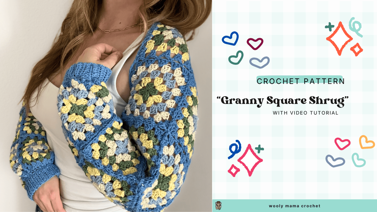 Granny Square Shrug – Join As You Go with Video Tutorial photo 1